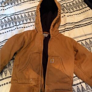 Carhartt Brown Hooded Jacket